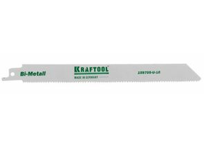 639825 - Полотно KRAFTOOL INDUSTRIE QUALITAT, S1122VF, д/эл.ножовки, Bi-Met, по мет., дереву, 180/1.8-2.5мм (1)