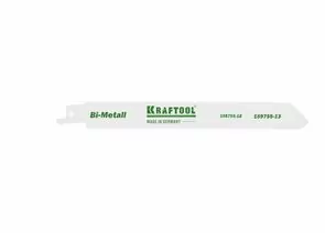 639829 - Полотно KRAFTOOL INDUSTRIE QUALITAT, S922EF, д/эл/ножовки, Bi-Metall, по металл, шаг 1,4мм, 130мм (1)