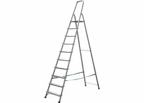 655470 - Лестница-стремянка СИБИН алюминиевая, 10 ступеней, 208 см (1)