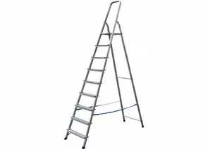 655472 - Лестница-стремянка СИБИН алюминиевая, 9 ступеней, 187 см (1)