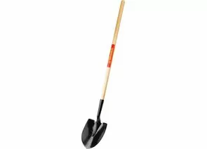 655500 - Лопата штыковая для земляных работ, деревянный черенок, GRINDA (1)