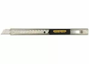 545559 - Нож OLFA с выдвижным лезвием и корпусом из нержавеющей стали, автофиксатор, 9мм (1)