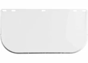 551512 - Сменный визор для щитка лицевого ЗУБР МАСТЕР, поликарбонатный, с металлической окантовкой, 400х200 (1)