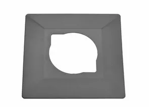 780485 - Bylectrica рамка декор. защитная под выкл./роз. темно-серый (накладка) ЮЛИГ.735212.410 т/серый (1)