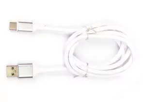 725632 - Кабель USB(A)шт. - type C шт. HARPER SCH-730 white, метал. разъемы 1м, белый (1)