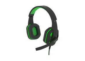 731244 - Наушники Игровые Harper Gaming GHS-R100, черно-зеленые, 50Гц -10кГц, Jack3,5 + USB (1)