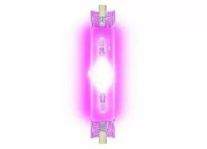 571848 - Uniel лампа металогалогенная линейная R7s 150W 7000lm 23х132 пурпурный MH-DE-150/PURPLE/R7s (1)