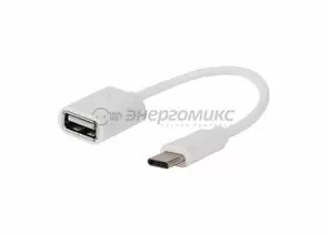 677733 - Кабель USB(A)гн. - Type C шт 0.15 м белый, (10! при заказе с удаленки) 18-1180 (1)