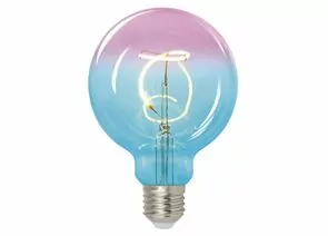 726317 - Лампа св/д Uniel SOHO декор. E27 4W(300lm) синее-винное стекло 95x140 LED-SF01-4W/SOHO/E27/CW (1)