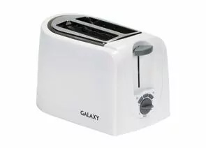 708892 - Тостер Galaxy GL-2906, 850Вт, автомат. центрирование прожарки, поддон д/крошек, пластик (1)