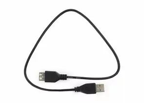 711063 - Кабель удлинитель USB(A)шт - USB(A)гн. 2,0 Гарнизон GCC-USB2-AMAF-0.5M, AM/AF, 0.5м, пакет (1)