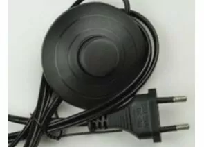 711685 - Uniel сет. шнур для торшера 2A 500W 1,7м с вилкой и выкл. (напольный) черный UCX-C20/02A-170 BLACK (1)