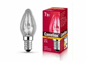 712889 - Camelion лампа накаливания для ночников прозрачная E14 7W(50lm) 220V (1)