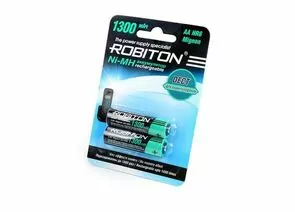 602441 - Аккумулятор Robiton R6 1300mAh 1300MHAA Ni-MH BL2, 13902 (1)