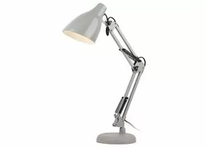 780681 - ЭРА N-123 св-к настольный 40W E27 металл, серый, 35х15х55 см, N-123-E27-40W-GY 6519 (1)