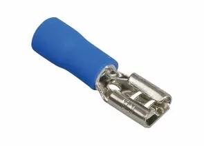 804997 - STEKKER Наконечник плоский изолир. (мама) РпИм 1,5-2,5мм2 Синий LD402-25250 (DIY уп.10шт) 39366 (1)