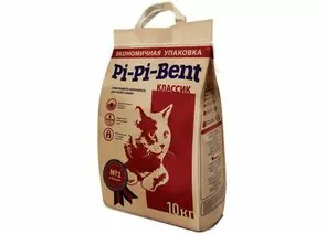 727173 - Наполнитель для кош.туалета комкующийся (бентонит) Pi-Pi-Bent Classik 10 кг (1)