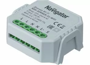 790106 - Navigator Smart Wi-Fi диммер реле (контроллер) 150W 2,4ГГц 46х46х18 NSH-DIMMER-01-WiFi 82635 (1)