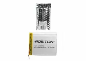 584243 - Акумулятор Robiton Li-Po LP305060 800mAh 3.7V, 14071 (1)