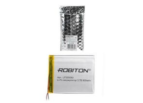 584243 - Акумулятор Robiton Li-Po LP305060 800mAh 3.7V, 14071 (1)