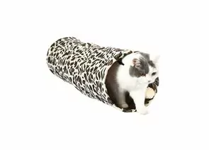 805708 - Игрушка для кошек Туннель шуршащий леопард 90*25см HOMECAT YF5047-S (1)