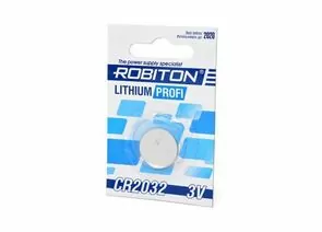 626081 - Элемент питания Robiton PROFI R-CR2032-BL1 CR2032 BL1, 12444 (1)