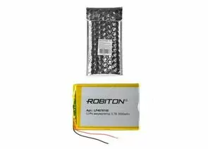 647983 - Аккумулятор Robiton Li-Po LP4070100 3.7В 3000мАч PK1, 14912 (1)