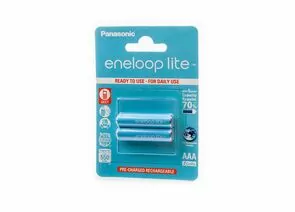 661017 - Ак-р Panasonic eneloop Lite R03 550mAh Ni-MH BK-4LCCE/2BE BL2 (1)