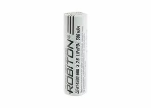 733675 - Аккумулятор Robiton LiFe14500-600 3,2V 600mAh без защиты PK1, 17110 (1)