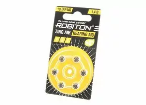 766455 - Э/п Robiton HEARING AID R-ZA10-BL6 10 PR70 DA230 V10 BL6 для слуховых аппаратов, 16911 (1)
