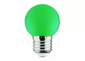675854 - HOROZ 001-017-0001 Светодиодная лампа 1W E27 Зеленая (1)