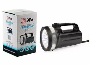 132225 - ЭРА фонарь-прожектор F12 (4xR20) 12св/д, черный/пластик, ремень (1)