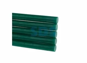 721239 - REXANT Клеевые стержни d=11,3 мм, L=100 мм, зеленые (упак. 6 шт.) цена за уп., 09-1228 (1)
