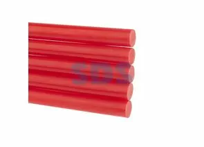 721240 - REXANT Клеевые стержни d=11,3 мм, L=100 мм, красные (упак. 6 шт.) цена за уп., 09-1229 (1)