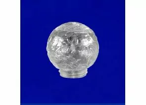 716806 - Элетех рассеиватель ННС 62-004-А Зигзаг прозр. шар стекло, А85 (уп.4шт, цена за шт.) (РФ) 100505003 (1)
