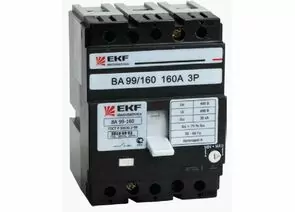 458268 - EKF Автоматический выключатель ВА-99 160/100А 3P 35кА mccb99-160-100 (1)
