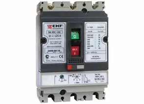 458291 - EKF Автоматический выключатель ВА-99C (Compact NS) 160/32А 3P 36кА mccb99C-160-32 (1)
