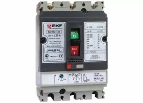 458294 - EKF Автоматический выключатель ВА-99C (Compact NS) 160/63А 3P 36кА mccb99C-160-63 (1)