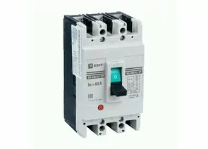 458300 - EKF автоматический выкл. ВА-99М 63/16А 3P 25кА PROxima mccb99-63-16m (1)