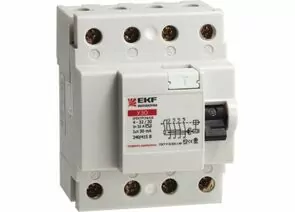 497281 - EKF PROxima устройство защитного отключения УЗО 4P 63А/30мА (электромех.) 4,5кА elcb-4-63-30-em-pro (1)