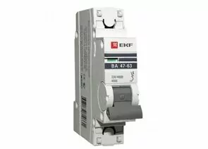 577162 - EKF Автоматический выключатель ВА47-63, 1P 4А (В) 4,5kA EKF PROxima (1)