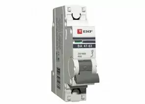 577211 - EKF Автоматический выключатель ВА47-63, 1P 16А (D) 4,5kA EKF PROxima (1)