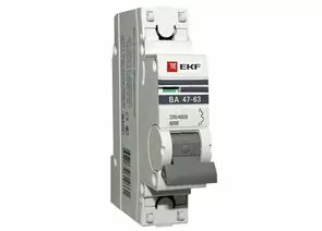 577273 - EKF Автоматический выключатель ВА47-63 6кА, 1P 63А (B) EKF PROxima (1)