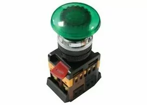 577932 - EKF Кнопка AELA-22 Грибок зеленая с подсветкой NO+NC 380В EKF PROxima (1)