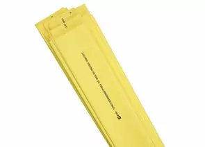 653709 - EKF термоусадка трубка ТУТ 40/20 желтая в отрезках по 1м (уп.25м, цена за 1м) tut-40-y-1m (1)