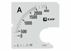 676636 - EKF Шкала сменная для A961 200/5А-1,5 PROxima s-a961-200 (1)