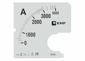 676641 - EKF Шкала сменная для A961 300/5А-1,5 PROxima s-a961-300 (1)