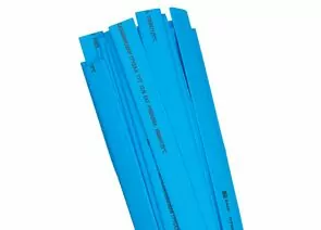 653714 - EKF термоусадка трубка ТУТ 10/5 синяя в отрезках по 1м (уп.50м, цена за 1м) tut-10-g-1m (1)