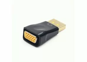 710501 - Переходник DisplayPortшт. - VGAгн.. Cablexpert A-DPM-VGAF-01, 20M/15F, пакет (1)