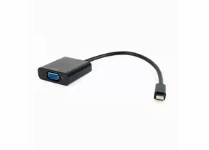 710506 - Переходник miniDisplayPortшт. - VGAгн., Cablexpert A-mDPM-VGAF-02, 20M/15F,длина 15см,черный,пакет (1)